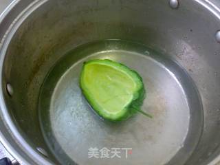 银杏苦瓜盏的做法步骤:3