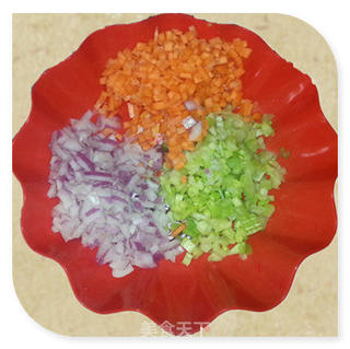 健康饮食-脂肪肝-豆渣绿豆五彩饼的做法步骤:5