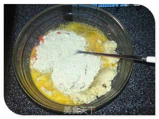 健康饮食-脂肪肝-豆渣绿豆五彩饼的做法步骤:6