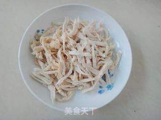 柠檬鸡丝的做法步骤:3
