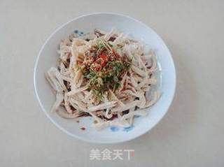 柠檬鸡丝的做法步骤:7