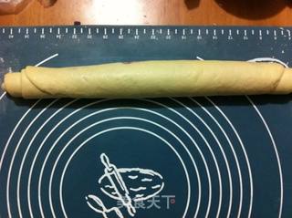 紫薯豆沙双色面包卷的做法步骤:7