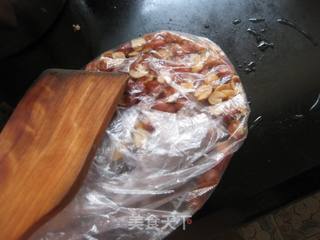 香菜拌花生碎的做法步骤:3