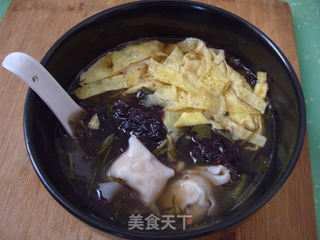 卡卡妈家的家常菜-----虾肉小馄饨,瘦肉小馄饨的做法步骤:7