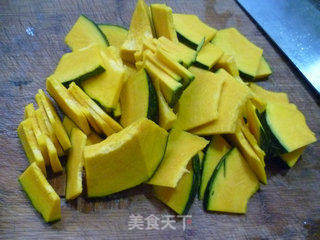 咸菜炒日本南瓜的做法步骤：4