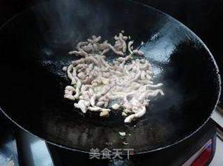 苋菜梗炒肉丝的做法步骤:5