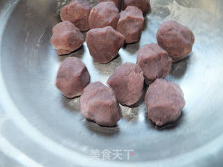 梅花糯米团的做法步骤:2