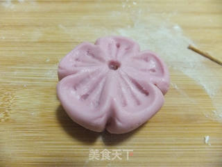 梅花糯米团的做法步骤:10