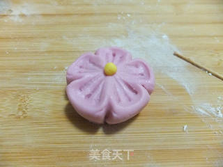梅花糯米团的做法步骤：11