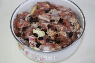 豉香芋头蒸排骨的做法步骤:6