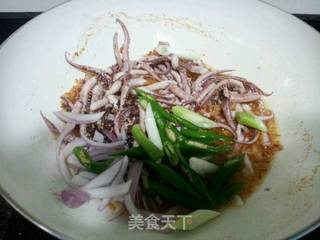 炒鱿鱼须的做法步骤:12