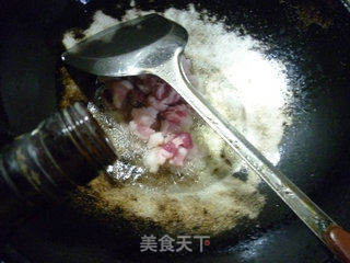 酸带豆五花肉炒茭白的做法步骤：6