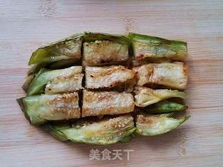 蒜泥烙茄子的做法步骤:4
