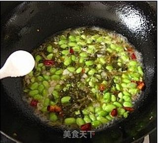 开胃菜【雪菜毛豆】的做法步骤:9