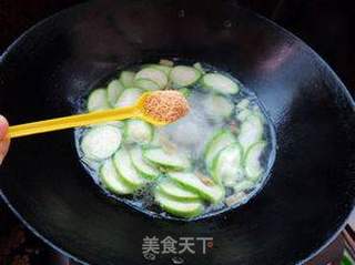 丝瓜蛋花汤的做法步骤:5