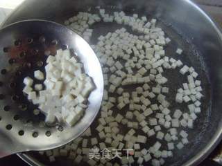 荠菜豆腐羹的做法步骤:3
