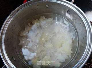 这样吃荔枝不上火——荔枝银耳绿豆汤的做法步骤:3