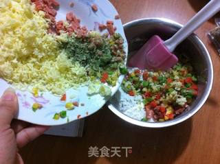 意式比萨蛋糕的做法步骤:4