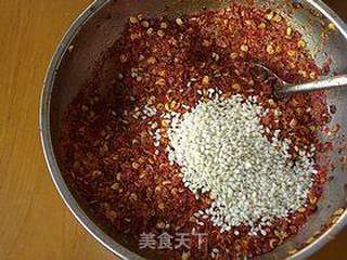 自制辣椒油的做法步骤:5