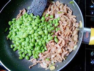 家常菜之——香菜豆仁炒肉丝的做法步骤:10