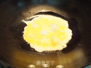 香肠胡萝卜蛋炒饭的做法步骤:4