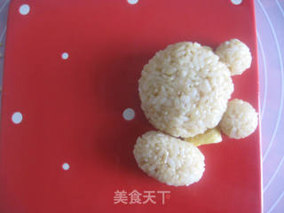 萌版小熊炒饭的做法步骤：6