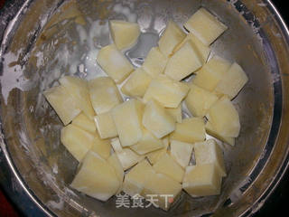 彩椒地三鲜的做法步骤:6