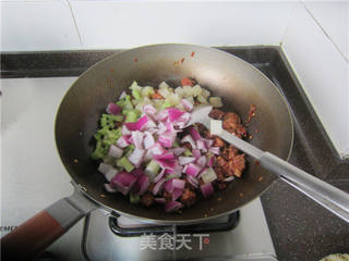 榨菜牛肉丁的做法步骤:4