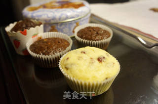 Diu's Cup Cake -- 翻糖香蕉巧克力麦芬蛋糕的做法步骤:5
