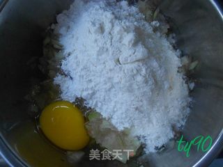 西瓜皮煎饼的做法步骤:3