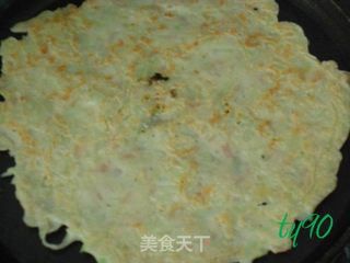西瓜皮煎饼的做法步骤:8