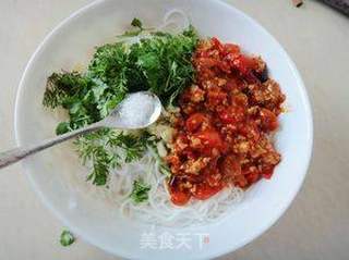 野番茄拌米线的做法步骤:10