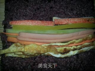 健康杂粮——紫菜包饭的做法步骤:14