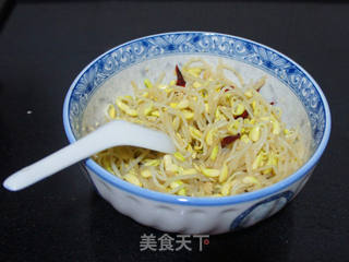 【炝拌黑豆芽】的做法步骤:12