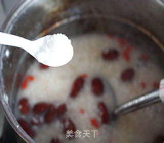 红枣麦片枸杞粥的做法步骤:8
