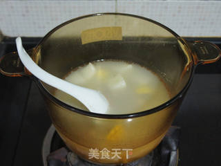 【鲜淮山玉米排骨汤】的做法步骤:8