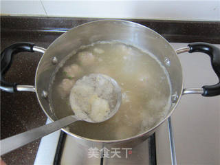 醋椒丸子汤的做法步骤:7