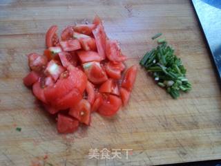 番茄鸡蛋米粉的做法步骤:3