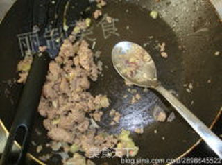 牛肉芝士香菇的做法步骤:3