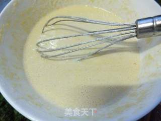 芹菜叶玉米面鸡蛋饼的做法步骤:5