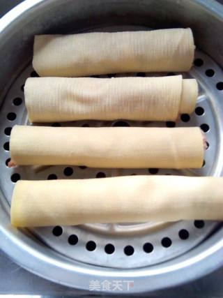 上了烟熏妆的东北菜————东北熏肉卷的做法步骤:7