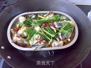 虫草蒸鳙鱼头的做法步骤：8