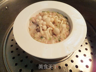 香芹鲜味蒸肉饼的做法步骤:13