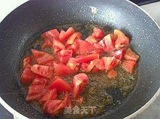 剩饭的华丽变身----西红柿什锦炒饭的做法步骤:4