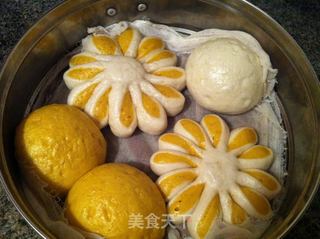 菊花馒头的做法步骤：12