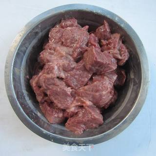 咖哩牛肉饭的做法步骤:2