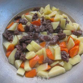 咖哩牛肉饭的做法步骤:6