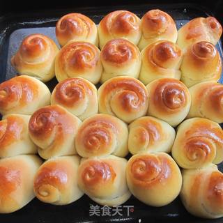 蜂蜜脆底小面包的做法步骤:10