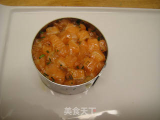 帝王鲑挞挞配米饭球的做法步骤:4