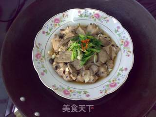 鼓汁蒸排骨猪肝的做法步骤:10